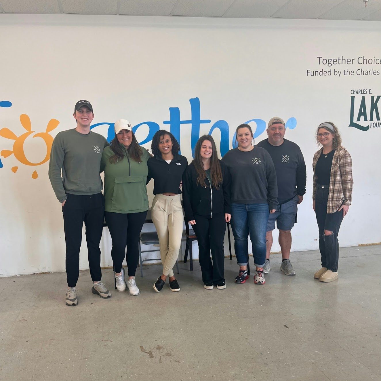 Agents volunteering at Together Omaha